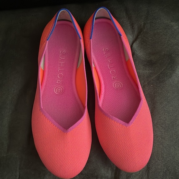 Rothy’s Tropical Pink Size 9 flats - Picture 6 of 9